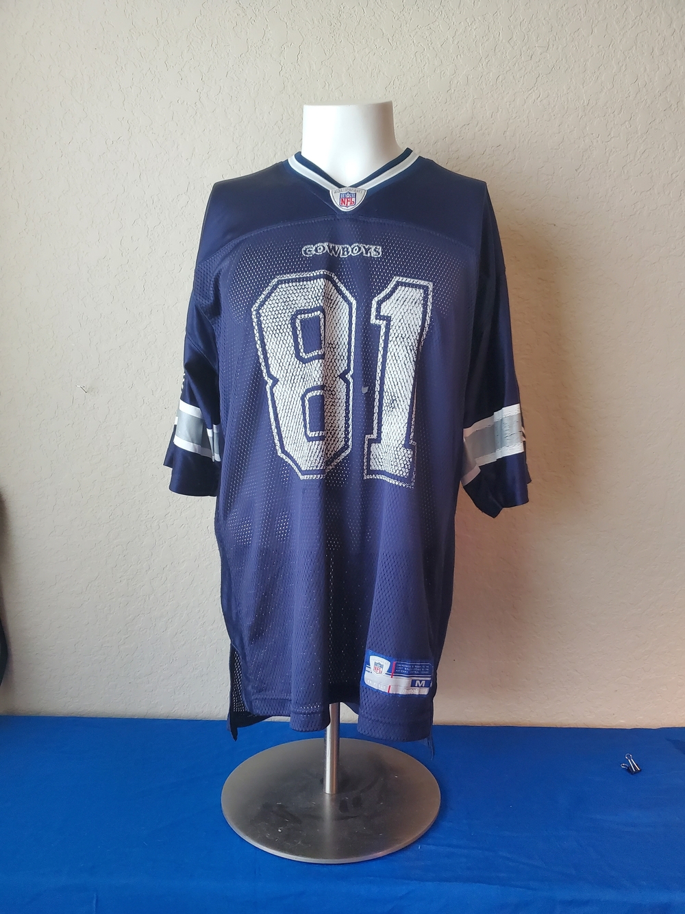 Dallas Cowboys #81 Navy NFL Jersey